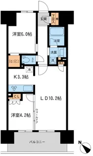 BLESS宮崎台【7階】の間取り