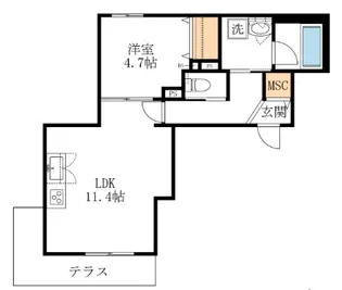 東京都墨田区押上3【マンション】の間取り