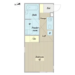 グッドウィル二子新地【2階】の間取り