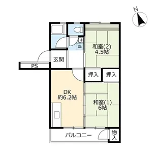 UR新座【4階】の間取り