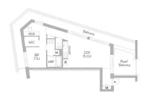 GranDuo荻窪3【4階】の間取り