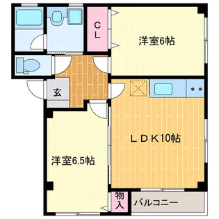 プリシェール早出II【2階】の間取り
