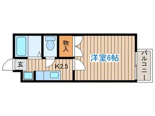 プリンセス桜ヶ丘【1階】の間取り