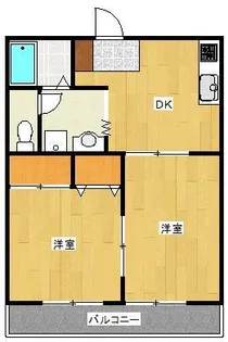 ハウスおがわ【1階】の間取り