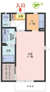 Arancione成和【1階】の間取り