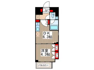 ルフォンプログレ門前仲町マークス【12階】の間取り