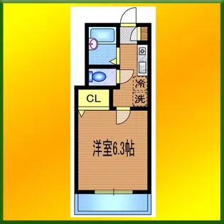 Vent Vert【2階】の間取り