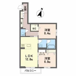 エクラステラ【1階】の間取り