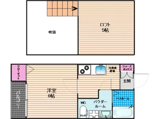 コモエスタ春日【2階】の間取り