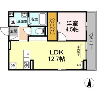 ピュア・リリアス III【2階】の間取り