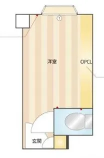 THE VALUE SHARED HOTEL【3階】の間取り
