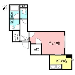ルタンデスリーズ笹塚【1階】の間取り