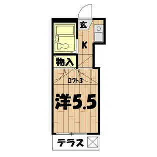 レオパレス上永谷第5【1階】の間取り