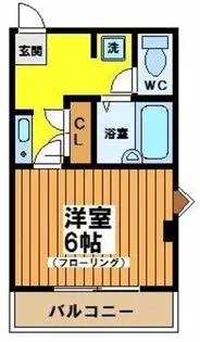 ラベンダー仙川【4階】の間取り