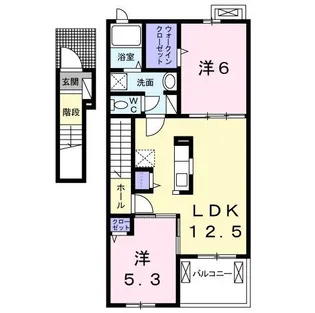 グレイスフルII番館【2階】の間取り