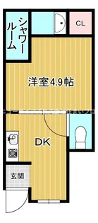 シェスム大和田【1階】の間取り