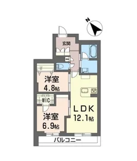 ドメイン24【2階】の間取り