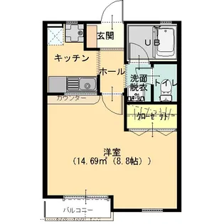 イーストシャイン【2階】の間取り