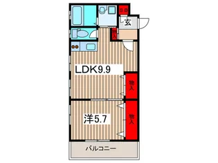 メゾン.プチパレ【2階】の間取り