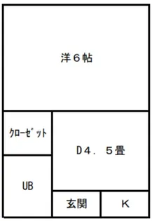 大山金井町アパート【1階】の間取り