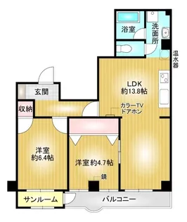 ビルトマンション西宮【5階】の間取り