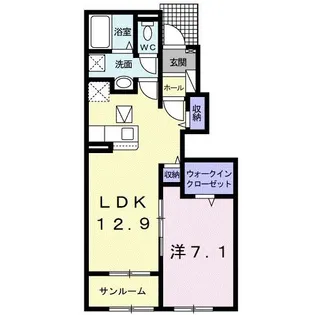 パストラル【1階】の間取り