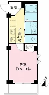 グランジャルダン明大前【1階】の間取り