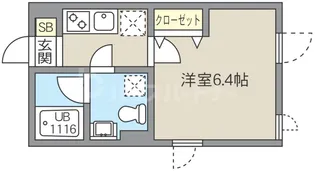レピュア池袋本町レジデンス【1階】の間取り