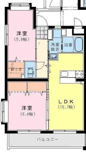 Maison de mauve (メゾンドゥモーブ)【1階】の間取り