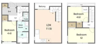 MIJ 西新井大師【3階】の間取り