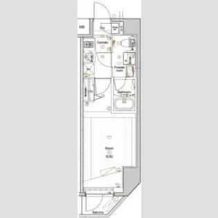 PREMIUM CUBE 森下【3階】の間取り