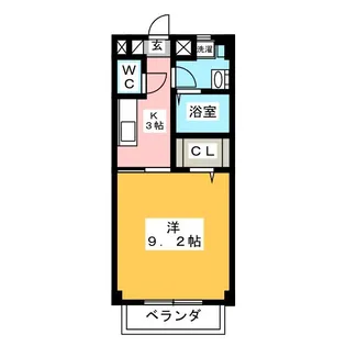 ラヴィエール A棟【1階】の間取り