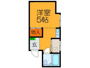 山田ビル【5階】の間取り