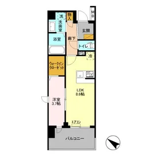 dearestIII【6階】の間取り