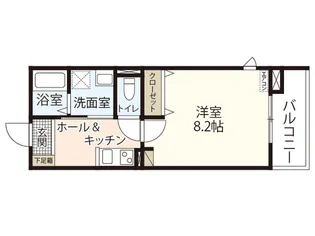 Amix Gion【2階】の間取り
