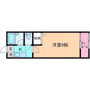 アイリス【2階】の間取り