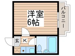 柏セブンコーポ【2階】の間取り