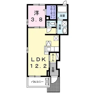 グレイス ハウス【1階】の間取り