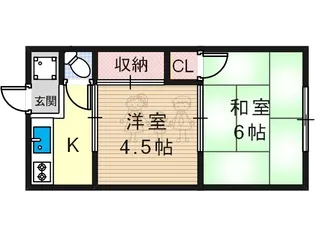 瀬尾文化【2階】の間取り
