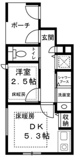 ベイレジデンス鶴見【1階】の間取り