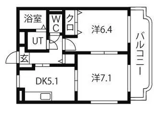 ユーミープラザ【3階】の間取り