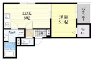 ALEGRIA金岡【3階】の間取り