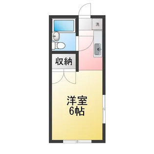 栄ミリオンコーポ【2階】の間取り