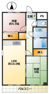第一寿マンション【4階】の間取り
