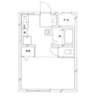 ビジネスマンション太平洋【2階】の間取り