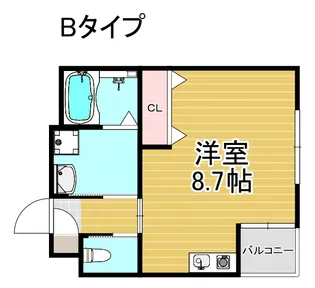 ハイステージ丸和【3階】の間取り