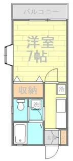 朝奈美ハイツ【2階】の間取り