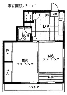 滝澤第2ビル【4階】の間取り