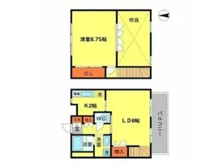 オーク・ベッツ【1階】の間取り