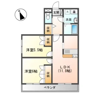 アバンテS【2階】の間取り